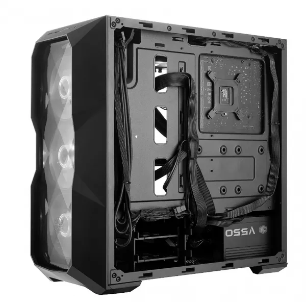 Корпус CoolerMaster MasterBox TD500L (MCB-D500L-KANN-S00) ATX/mATX/Mini-ITX 2xUSB3.0 Без Б/П Черный купить с доставкой