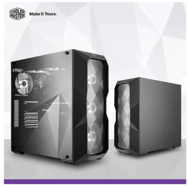 Корпус CoolerMaster MasterBox TD500L (MCB-D500L-KANN-S00) ATX/mATX/Mini-ITX 2xUSB3.0 Без Б/П Черный купить с доставкой