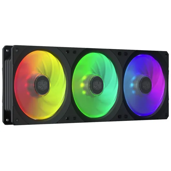 Вентилятор для корпуса CoolerMaster MasterFan SF360R 3x120mm 4 pin RGB MFX-B2D3-18NPA-R1 купить с доставкой