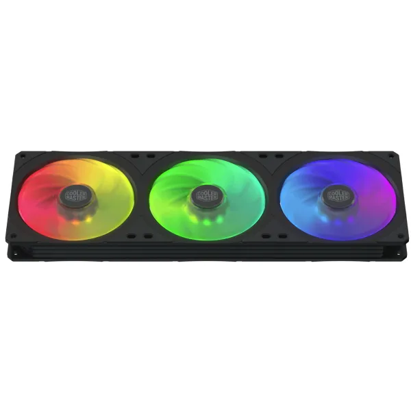 Вентилятор для корпуса CoolerMaster MasterFan SF360R 3x120mm 4 pin RGB MFX-B2D3-18NPA-R1 купить с доставкой