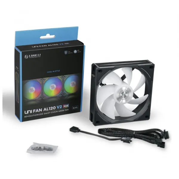 Вентилятор для корпуса Lian Li UNI FAN AL ARGB 120mm Black UF-AL120V2-1B купить с доставкой