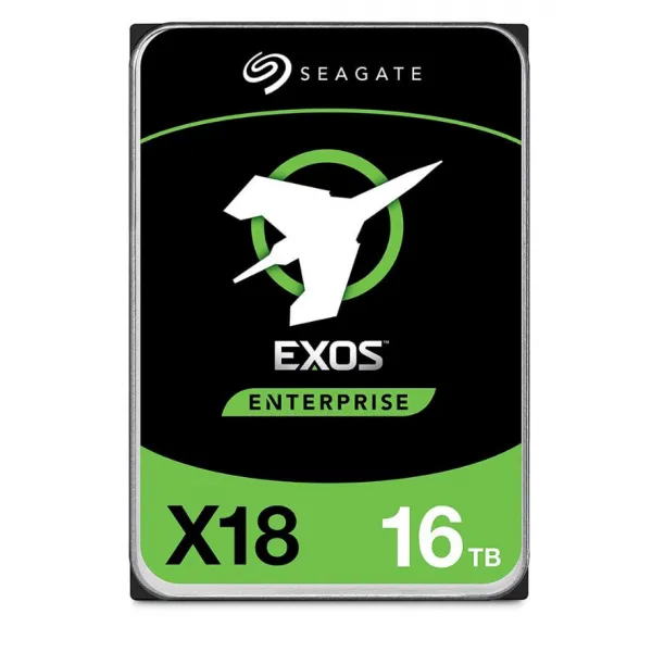 Корпоративный жесткий диск  16Tb Seagate EXOS X18 SATA3 3.5" 256Mb 7200rpm ST16000NM000J купить с доставкой