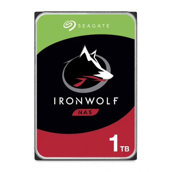 Жесткий диск для NAS систем  1Tb HDD Seagate IronWolf SATA 6Gb/s 5400rpm 3.5" 256Mb ST1000VN008 купить с доставкой