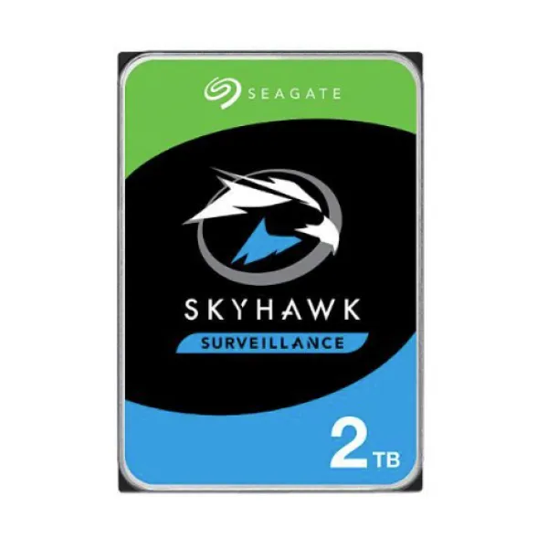 Жесткий диск для видеонаблюдения 2Tb Seagate SkyHawk SATA3 3.5" 256Mb ST2000VX012 купить с доставкой