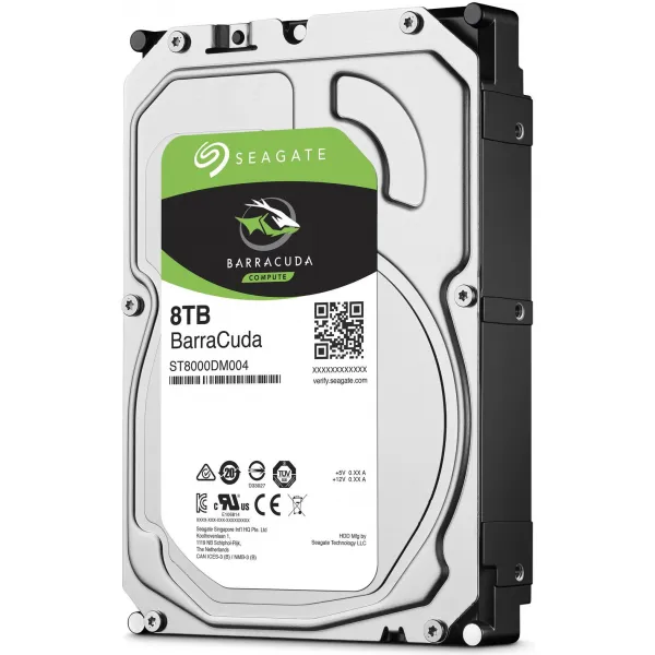 Жесткий диск HDD 8Tb Seagate Barracuda SATA6Gb/s 5400rpm 256Mb 3,5" ST8000DM004 купить с доставкой