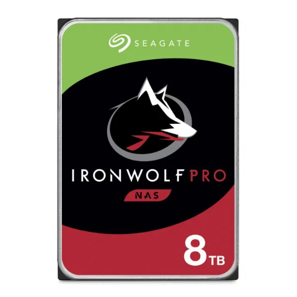 Жесткий диск для NAS систем 8Tb HDD Seagate IronWolf Pro SATA 6Gb/s 7200rpm 3.5" 256Mb ST8000NE001 купить с доставкой