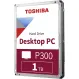 Жесткий диск HDD 1Tb TOSHIBA P300 SATA 6Gb/s 7200rpm 64Mb 3.5" HDWD110UZSVA купить с доставкой