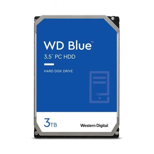 Жесткий диск HDD 3Tb Western Digital Blue SATA 6Gb/s 256Mb 5400rpm WD30EZAZ купить с доставкой