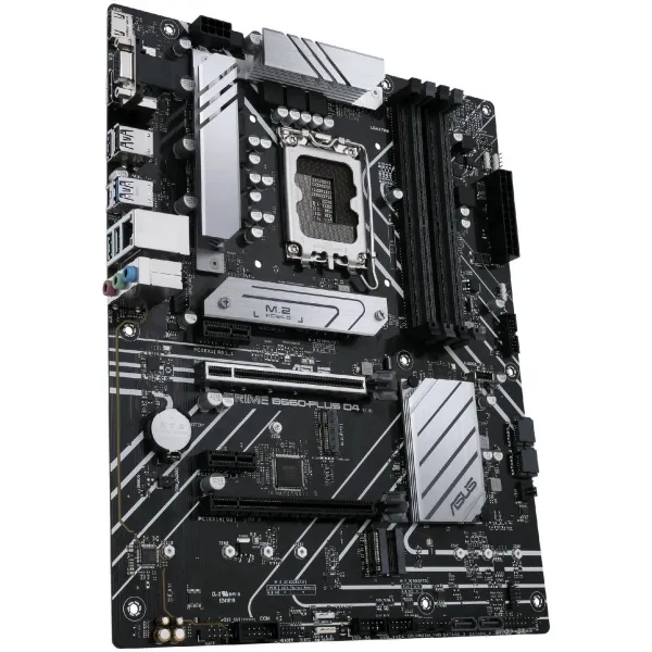 Материнская плата ASUS PRIME B660-PLUS D4, LGA1700 4xDDR4 4xSATA3 3xM.2 RAID D-Sub HDMI DP ATX купить с доставкой