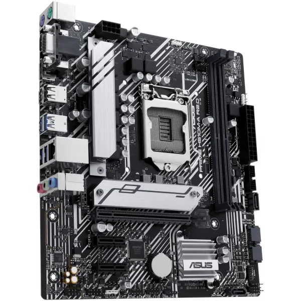 Материнская плата ASUS PRIME H510M-A R2.0 LGA1200 2xDDR4 4xSATA3 M.2 D-Sub HDMI DP mATX купить с доставкой