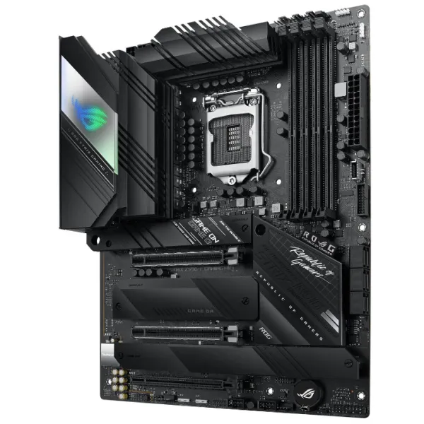 Материнская плата ASUS ROG STRIX Z590-F GAMING WIFI LGA1200 4xDDR4 6xSATA3 4xM.2 HDMI DP ATX купить с доставкой