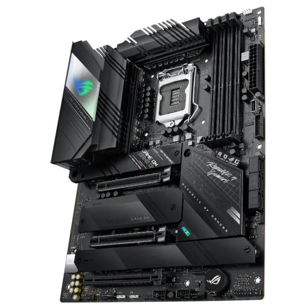 Материнская плата ASUS ROG STRIX Z590-F GAMING WIFI LGA1200 4xDDR4 6xSATA3 4xM.2 HDMI DP ATX купить с доставкой