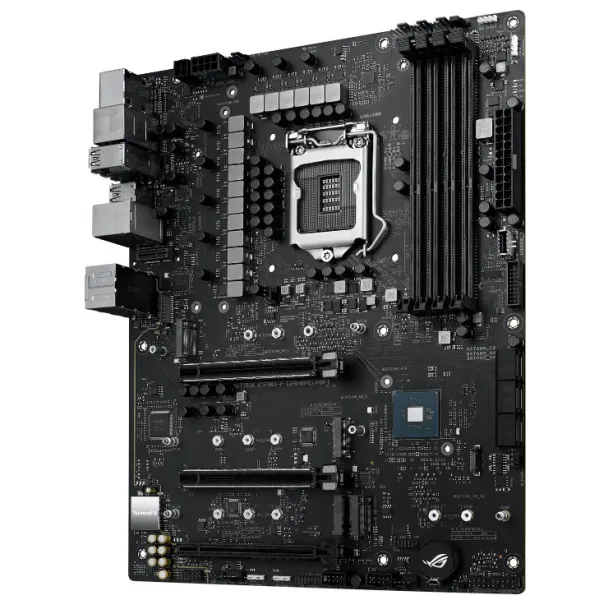 Материнская плата ASUS ROG STRIX Z590-F GAMING WIFI LGA1200 4xDDR4 6xSATA3 4xM.2 HDMI DP ATX купить с доставкой