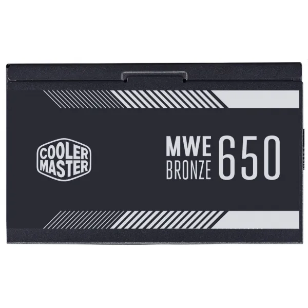 Блок питания Cooler Master MWE 650 BRONZE V2 650W 240V, Active PFC, КПД >85%, 1x 24PIN, 1x 4+4PIN, 8x SATA, 4x 4-PIN, 4xPCI-E 6+2PIN Вентилятор 120mm, MTBF 100,000 Hours MPE-6501-ACAAB-EU купить с доставкой