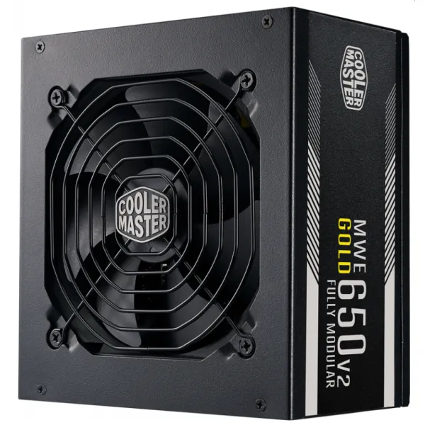 Блок питания Cooler Master MWE GOLD 650 V2 650W Non Modular, Active PFC, вент.12 см 80+ GOLD MPE-6501-ACAAG-EU купить с доставкой