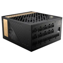 Блок питания MSI MEG Ai1300P PCIE5,  1300W, Active PFC, 80+ PLATINUM, Full Modular, Поддержка видеокарт Nvidia® GeForce RTXTM серии 40, Поддержка PCIe 5.0 со встроенным 16-контактным разъемом, MEG Ai1300P PCIE5