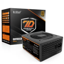 Блок питания PCCooler GI-BR600, 600W, Non Modular, 80+ BRONZE, Fan 120mm, GI-BR600