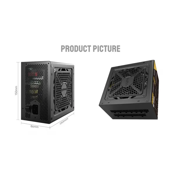 Блок питания PCCooler GI-K800, 800W, Full Modular, 80+ GOLD, Fan 120mm, GI-K800 купить с доставкой