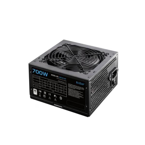 Блок питания PCCooler HW700-NP, 700W, Non Modular, 80+, Fan 120mm, HW700-NP купить с доставкой