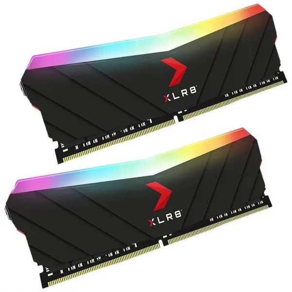 Оперативная память 16GB Kit(2x8Gb) DDR4 4000MHz PNY XLR8 Gaming EPIC-X RGB PC4-32000 18-20-20-40 1.35V MD16GK2D4400018XRGB купить с доставкой