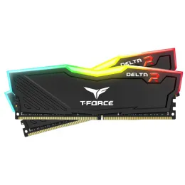 Оперативная память 32GB Kit (2x16GB) 3600MHz DDR4 Team Group  DELTA RGB PC-28800 CL22 1.35V TF3D432G3600HC18JDC01 Black