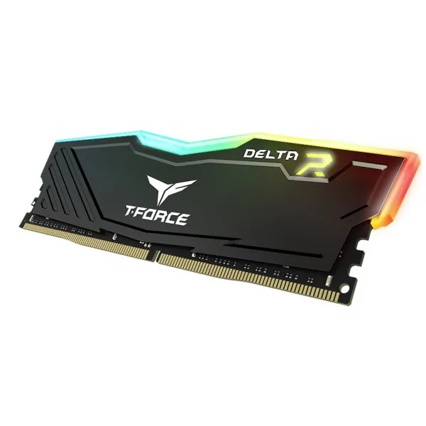 Оперативная память 32GB Kit (2x16GB) 3600MHz DDR4 Team Group  DELTA RGB PC-28800 CL22 1.35V TF3D432G3600HC18JDC01 Black купить с доставкой