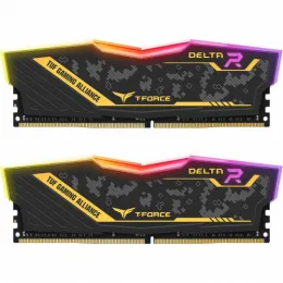 Оперативная память 32GB Kit (2x16GB) 3600MHz DDR4 Team Group DELTA TUF RGB PC-28800 CL18 1.35V TF9D432G3600HC18JDC01 Black