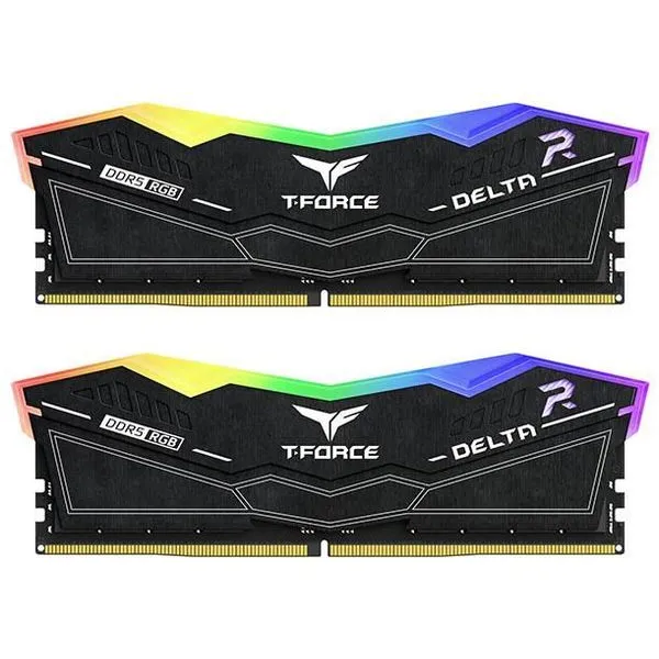 Оперативная память 32GB Kit (2x16GB) 7800MHz DDR5 Team Group DELTA RGB PC-62400 CL38 1.4V FF3D532G7800HC38DDC01 Black купить с доставкой