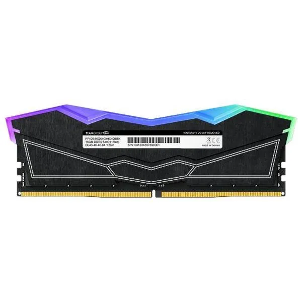 Оперативная память 32GB Kit (2x16GB) 7800MHz DDR5 Team Group DELTA RGB PC-62400 CL38 1.4V FF3D532G7800HC38DDC01 Black купить с доставкой