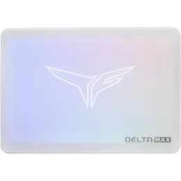 Твердотельный накопитель 1000GB SSD TeamGroup T-FORCE DELTA MAX WHITE LITE ARGB, 2.5” SATA3 R550Mb/s, W500MB/s Цвет: Белый, T253TM001T0C425