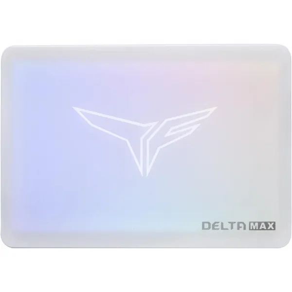 Твердотельный накопитель 1000GB SSD TeamGroup T-FORCE DELTA MAX WHITE LITE ARGB, 2.5” SATA3 R550Mb/s, W500MB/s Цвет: Белый, T253TM001T0C425 купить с доставкой