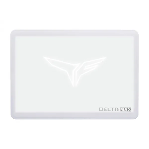 Твердотельный накопитель 1000GB SSD TeamGroup T-FORCE DELTA MAX WHITE LITE ARGB, 2.5” SATA3 R550Mb/s, W500MB/s Цвет: Белый, T253TM001T0C425 купить с доставкой