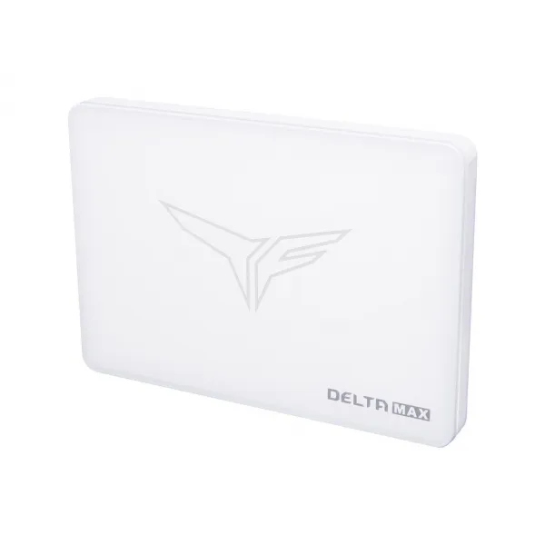 Твердотельный накопитель  512GB SSD TeamGroup T-FORCE Delta Max Lite, ARGB, 2.5” SATA3 R550Mb/s, W500MB/s T253TM512G0C425 White купить с доставкой