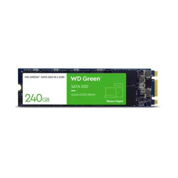 Твердотельный накопитель  240GB SSD WD Серия GREEN M.2 2280 SATA3 R545Mb/s WDS240G3G0B купить с доставкой