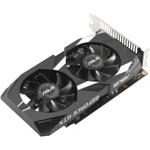 Видеокарта ASUS GeForce GTX1650 OC 4Gb GDDR6 128bit DVI HDMI DP HDCP DUAL-GTX1650-O4GD6-P-V2 купить с доставкой