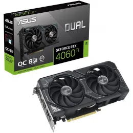 Видеокарта ASUS GeForce RTX4060Ti OC GDDR6 8GB 128-bit HDMI 3xDP DUAL-RTX4060TI-O8G