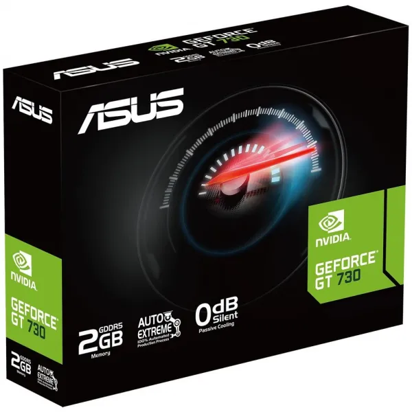 Видеокарта ASUS GeForce GT730 2GB GDDR5 64-bit 4xHDMI GT730-4H-SL-2GD5 купить с доставкой