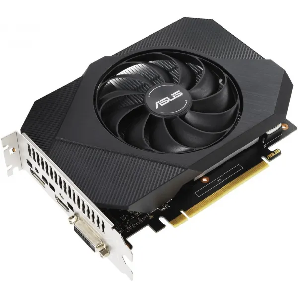 Видеокарта ASUS GeForce GTX1650 4Gb GDDR6 128bit DVI HDMI DP HDCP PH-GTX1650-O4GD6 купить с доставкой