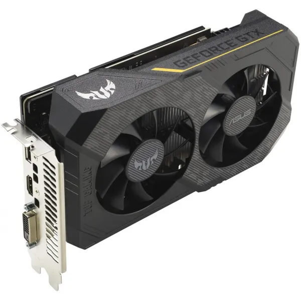 Видеокарта ASUS GeForce GTX1650 4Gb GDDR6 128bit DVI HDMI DP HDCP TUF-GTX1650-4GD6-P-V2-GAMING купить с доставкой