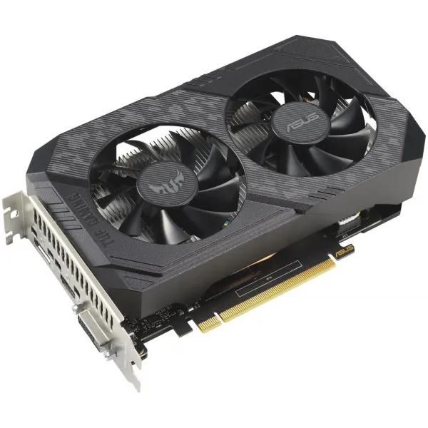 Видеокарта ASUS GeForce GTX1650 4Gb GDDR6 128bit DVI HDMI DP HDCP TUF-GTX1650-4GD6-P-V2-GAMING купить с доставкой