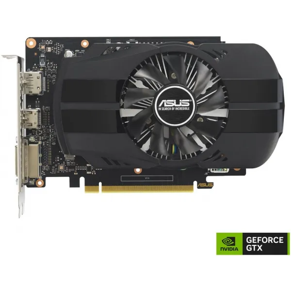 Видеокарта ASUS GeForce GTX1630 4Gb GDDR6 64bit DVI HDMI DP HDCP PH-GTX1630-4G купить с доставкой