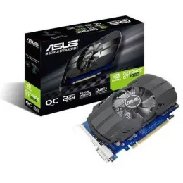 Видеокарта ASUS GeForce GT1030 Phoenix Fan OC Edition 2GB 6004Mhz 64 bit 1920x1200 DVIx1 HDMIx1 DDR5 PH-GT1030-O2G