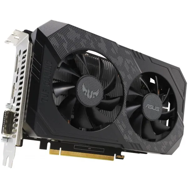 Видеокарта ASUS GeForce GTX1650 OC 4Gb GDDR6 128bit DVI HDMI DP HDCP TUF-GTX1650-O4GD6-P-V2-GAMING купить с доставкой