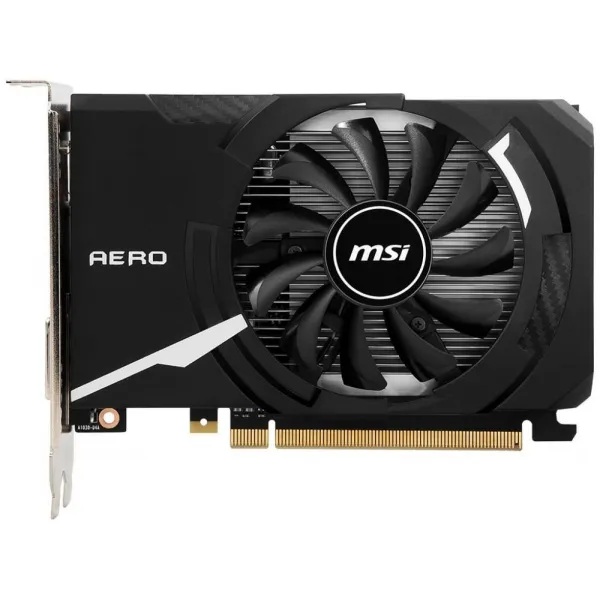 Видеокарта MSI GeForce GT1030 AERO ITX 2GD4 OC 2Gb DDR4 64bit DVI HDMI купить с доставкой