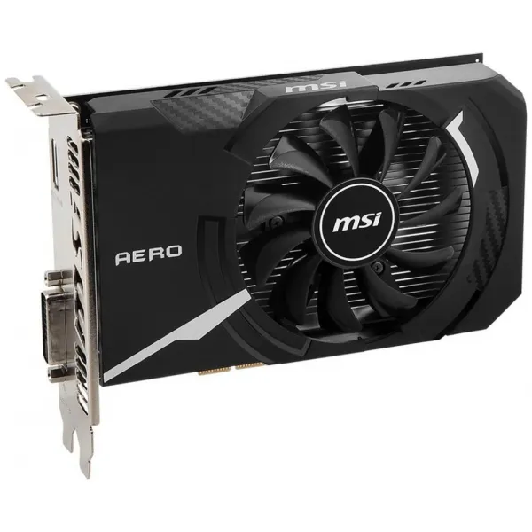 Видеокарта MSI GeForce GT1030 AERO ITX 2GD4 OC 2Gb DDR4 64bit DVI HDMI купить с доставкой