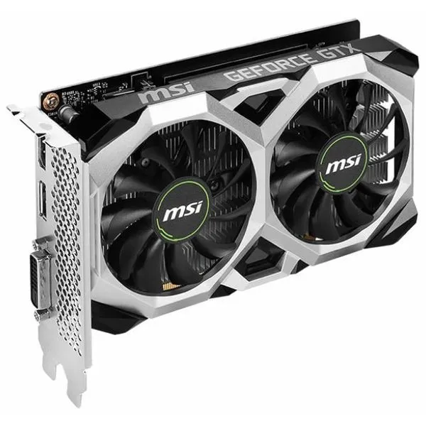 Видеокарта MSI GeForce GTX1630, 4GB GDDR6 64bit DVI HDMI DP GTX 1630 VENTUS XS 4G OC купить с доставкой