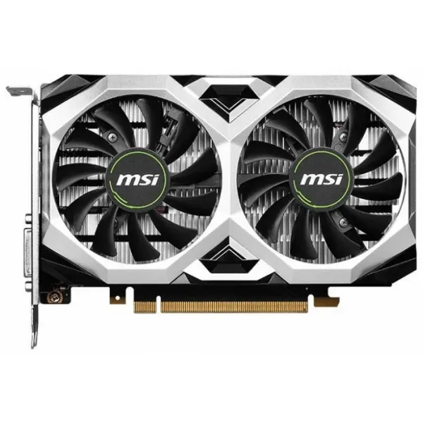 Видеокарта MSI GeForce GTX1630, 4GB GDDR6 64bit DVI HDMI DP GTX 1630 VENTUS XS 4G OC купить с доставкой