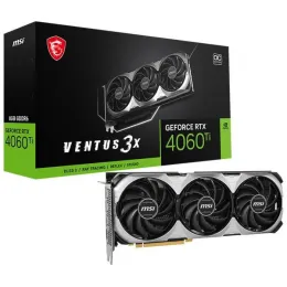 Видеокарта MSI GeForce RTX 4060 TI VENTUS 3X 8G OC, 8G GDDR6 128-bit HDMI 3xDP RTX 4060 TI VENTUS 3X 8G OC