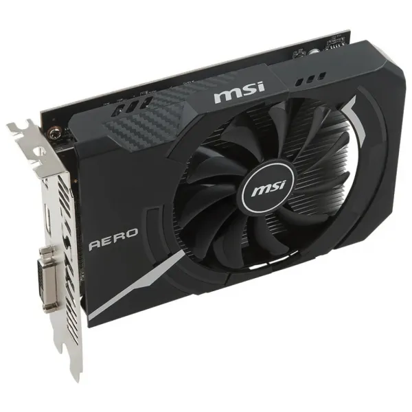 Видеокарта MSI Radeon RX 550, 4GB GDDR5 128-bit DVI HDMI DP RX 550 AERO ITX 4G OC купить с доставкой