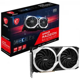 Видеокарта MSI  RADEON RX 6750 XT MECH 2X 12G, 12GB GDDR6 192-bit HDMI 3xDP RX 6750 XT MECH 2X 12G